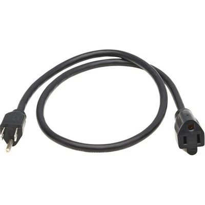 Cable de Extensión de Alimentación Estándar Tripp Lite, 3 Pies / 0.9 Metros, 13 Amperios 120V, 16 Foto 1 de 4