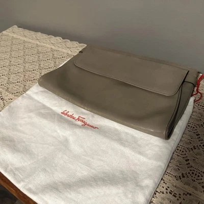 Salvatore Ferragamo Vintage Clutch W/ Strap Rings - Image 1 of 4