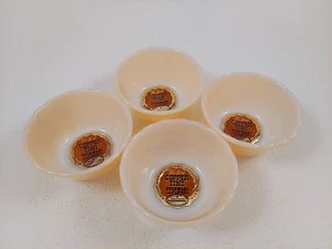 4 Anchor Hocking Fire King Oven Ware Copper Tint Lustre Custard Dish Bowls NEW - Picture 1 of 10