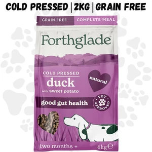 Forthglade Cold Pressed DUCK 2kg Grain Free Dry Dog Food - All Life Stages - Picture 1 of 5