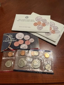 Set Of Five 1989 PD US Mint Set (OGP) - Picture 1 of 8