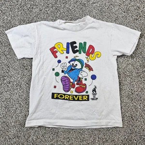 Vintage Olympics Shirt Child 4T White 90s Friends Izzy Atlanta Mascot Cartoon - Picture 1 of 12