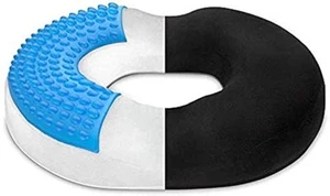 Donut Pillow Seat Cushion Orthopedic Design| Tailbone & Coccyx Memory Foam Pi... - Picture 1 of 8