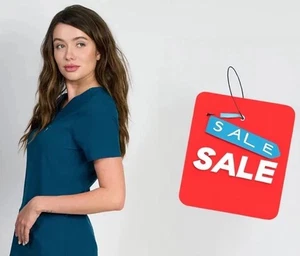 New Size S Scrubs -6 Sets - Small - 1 pk top + drawstring - No returns Clearance - Picture 1 of 4