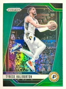 2024-25 Prizm Tyrese Haliburton Green Holo Prizm Refractor SP 99 Pacers Hali NBA - Picture 1 of 12