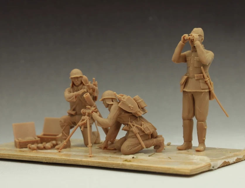 1 35 日日本军队士兵、塑像模型和装备| eBay