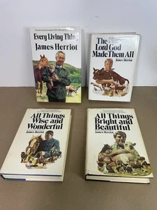 4 Books James Herriot Every Living Thing Lord God Made Them All Things Wise & .. - Bild 1 von 7