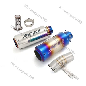 For BMW S1000RR 2019-2025 S1000R 2021-2025 Exhaust Middle Link Pipe Muffler Tips - Picture 1 of 16