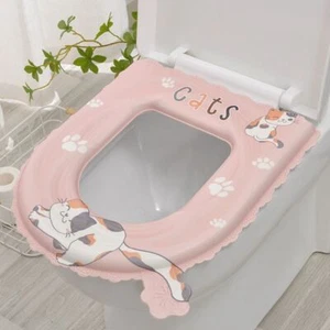 Adhesive Toilet Seat Cushion Thicker Closestool Mat Toilet Pad Lavatory - Picture 1 of 7