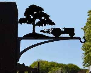 Ferguson TE20, Plough & Tree Hanging Basket Bracket - Handmade - High Quality - Picture 1 of 3