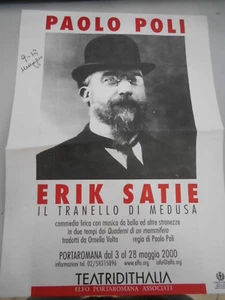 paolo poli erik satie il tranello di medusa volantino aa.vv. - Foto 1 di 1