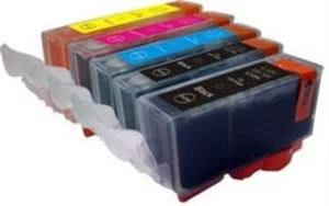 PIXMA MG6150 5 Cartridge 1 PGI 525 BK + #1 CLI 526 BK, C, M Y - Picture 1 of 1