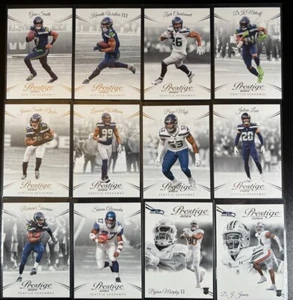 2024 / 2025 Prestige Seattle Seahawks Football 12 Karten Team Lot Set - 2 Rookies - Bild 1 von 2