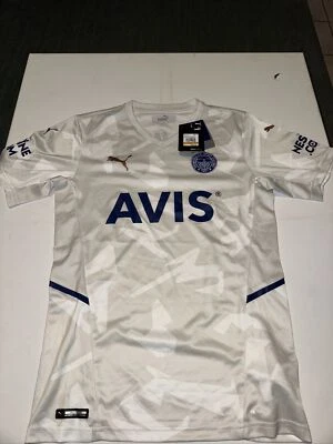 Camiseta de fútbol para hombre Puma Fenerbahce SK Fener (767003 02) talla pequeña blanca Avis Foto 1 de 4