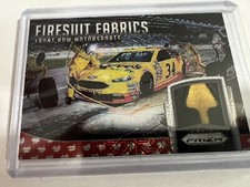 2016 Panini Prizm Fire suit Fabrics Chris Buescher 12/25