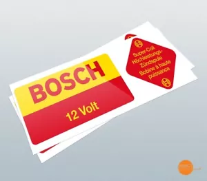 Fits VW Porsche Bosch Decal Sticker High Quality Outdoor Weatherproof - Picture 1 of 2