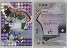 2021-22 Upper Deck Allure Purple Diamond /10 Miro Heiskanen #41 Patch Auto