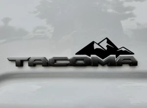 2x Premium Mountain Vinyl Decal Sticker For 2016-2022 Tacoma - Choose Any Color - Picture 1 of 2