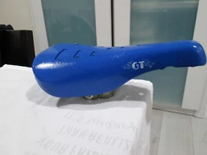 Old school BMX GT wing logo seat Blue - Picture 1 of 18