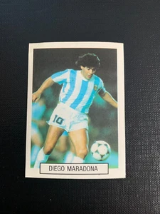 DIEGO MARADONA ARGENTINA FIGURINA EUROFLASH ITALIA 90 N°84 NEW - Foto 1 di 2