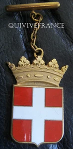 BG5501 - INSIGNE XV° CONGRES NATIONAL HLM CHAMBERY AIX-LES-BAINS 1954 - BLASON - Picture 1 of 2