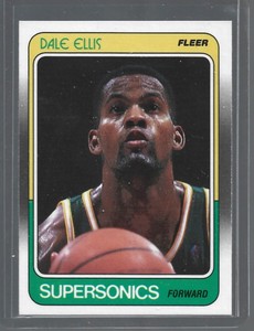 Dale Ellis Supersonics 1988-89 Fleer Basketball Card #107 (SET BREAK) (A)
