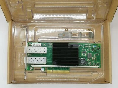 Dell X710-DA2 10Gb/s PCI-E Dual Port SFP+ CNA Network Adapter 5N7Y5  Y5M7N - Image 1 of 4