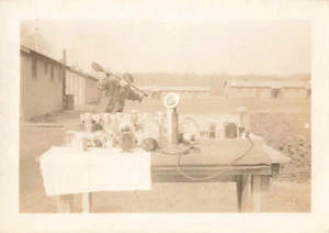 Photograph CCC Camp Skokie Valley Illinois Radio Broadcast 1933 Vintage PA147 - Picture 1 of 2