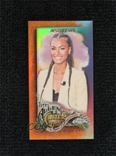 2022 Allen & Ginter Chrome Mini Orange Refractor 16/25 Malika Andrews Rookie RC