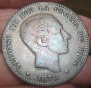 1878 (ESPAÑA-PUERTO RICO) DIEZ CENTIMOS (10 CENTIMOS) -COLONIAS- - Imagen 1 de 4