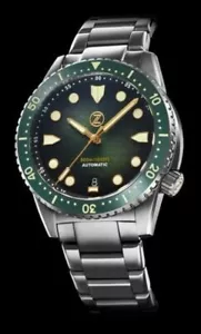 New Zelos MAKO V3 300M TI ANTIQUE GREEN Titanium 40mm Watch - DEALER & WARRANTY - Picture 1 of 3
