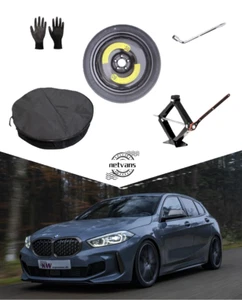 KIT Ruotino di Scorta 19" per BMW M135 con Cric, Chiave Sacca e Guanti (66x15cm) - Bild 1 von 13