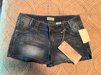 Paris Blues Denim Shorts Womens Size 11 Y2K New with Tags - Image 1 of 4