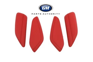 2016-2018 Chevrolet Camaro Knee Pad Interior Trim Kit 84712621 Red Genuine OEM - Picture 1 of 11