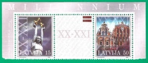 Latvi 2000 mint stamps MNH (**) Architecture - Picture 1 of 1