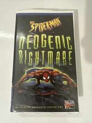 Spider-Man Neogenic Nightmare VHS 1997 Marvel Comics Films Movie Clamshell - Image 1 of 4