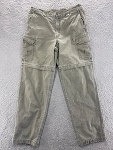 L.L. Bean Men's 34x34 Green Cargo Convertible Pants Tropic Weight Cotton - Picture 1 of 13