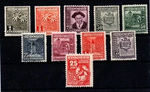 Andorra española nº 45/6, 48, 50/5, 58. Año 1948/53. Ref 46 - Imagen 1 de 1