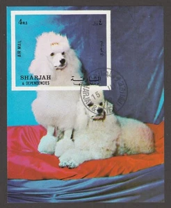 WHITE STANDARD PUDEL ** Int'l Dog Postage Stamp Art Collection * Tolle Geschenkidee - Bild 1 von 1