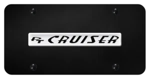 Chrysler PT Cruiser Nameplate Chrome 3D Bar Logo License Plate Official Licensed - Imagen 1 de 6