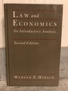 Law and Economics : An Introductory Analysis Second Edition by Werner Z. Hirsch - Picture 1 of 4
