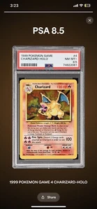 PSA 8.5 CHARIZARD 1999 Pokemon Base Unlimited #4/102 Holo Non-Shadowless NM-MT+ - Picture 1 of 2