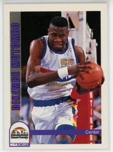 1992-93 SkyBox NBA Hoops Basketball Dikembe Mutombo #60 - Picture 1 of 2