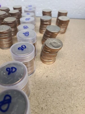 Roll of 20 - 1980 Kennedy Half Dollar Circulated Coins *Free Shipping* - Image 1 of 3