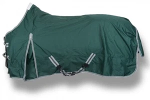 Winterdecke 200g Füllung 600D BASICLINE HKM by Reiterladen24 grün NEU - Bild 1 von 5