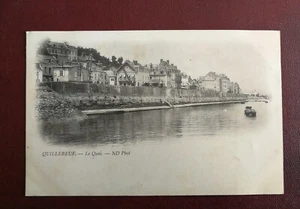 Old postcard 27 - Quillebeuf -- Le Quai - Picture 1 of 2