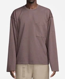 Nike Tech Pack Dri-Fit Sportswear Red Long Sleeve Top Men's M Medium $100 - Picture 1 of 5