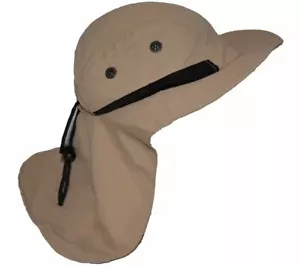 Nayt Jungen 4 Panels 2" Schirm Klappe Fischerhut khaki - Bild 1 von 1