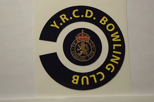 Y.R.C.D. Bowling Club 16 Crown Green Bowls Aufkleber 8 Finger + 8 Daumen    - Bild 1 von 1