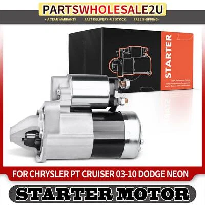 1x Motor De Arranque Nuevo para Chrysler PT Cruiser 03-10 Dodge Neon 03 1.2kw 12V CW 9T Foto 1 de 4
